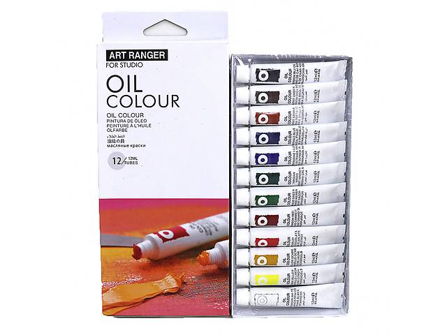 Набір фарб масляних 'Art Ranger'12 кольорів Oil EO 1212C-3 12мл