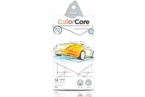 Набор карандашей графитных Marco Color Core 3100-12CB 12 цветов