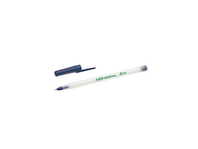 Набор шариковых ручек BIC round stic ecolutions 60 шт Синий (3086123256651)