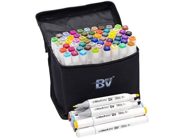 Набор скетч-маркеров Bambi BV820-60 60 цветов в сумке