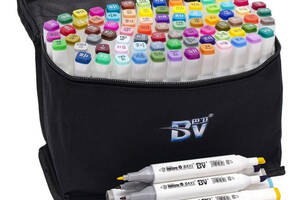 Набор скетч-маркеров Bambi BV820-80 80 цветов в сумке