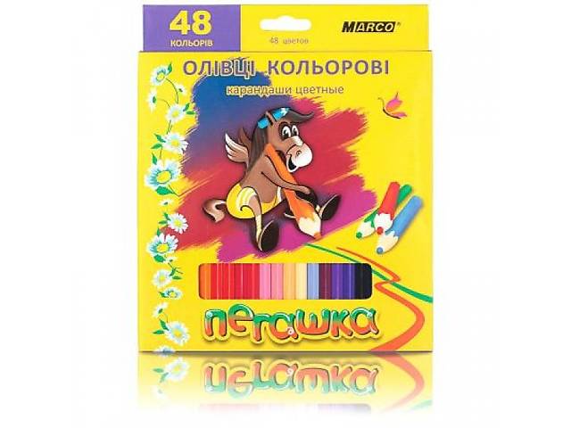 Набор цветных карандашей Marco Пегашка 1010-48CB 48 цветов