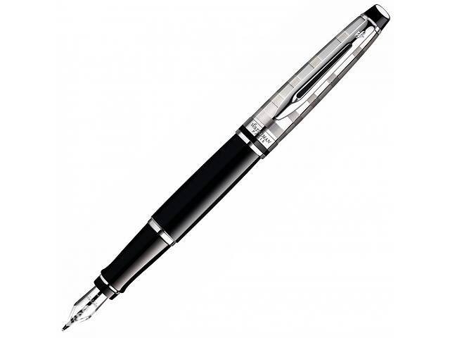 Надёжная ручка перьевая Waterman EXPERT Deluxe Black CT FP 10 038 чёрный