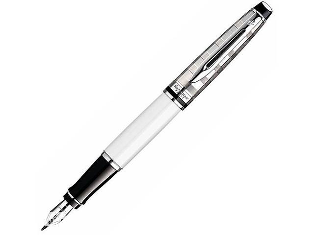 Нежная ручка перьевая Waterman EXPERT Deluxe White CT FP 10 039 белый