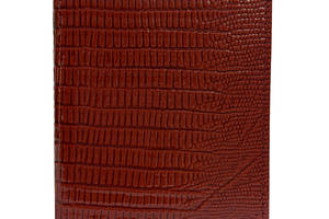 Обложка на ID паспорт кожаная красная KARYA 096-074