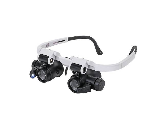 Очки-лупа бинокулярные Magnifier 9892H-1 (8x/23x) c LED подсветкой (9892H-1)