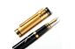 Ручка перова подарункова у футлярі 137 мм Золота медаль Duke GM14K-BL Чорно-золота