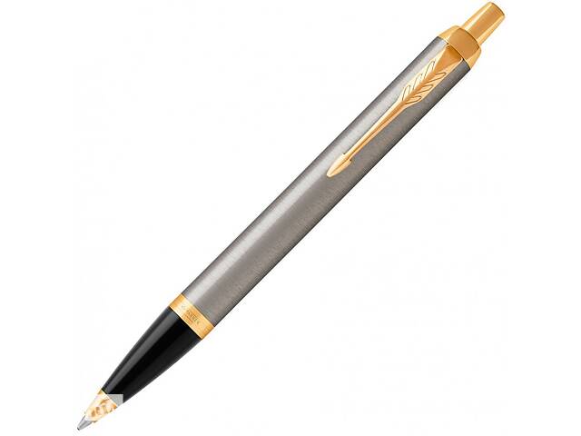 Шариковая ручка Parker IM 17 Brushed Metal GT BP 22 232, серый