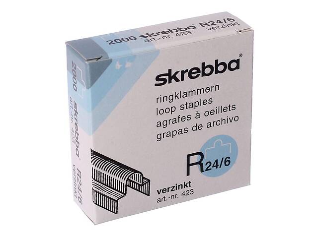 Скобы Skrebba R24/6 2000 шт