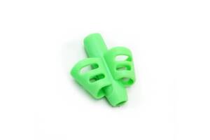 Силиконовая насадка для коррекции письма 2Life Зеленый + Мягкая игрушка кот с пончиком Пушин кэт 2Life Серый (n-1347)