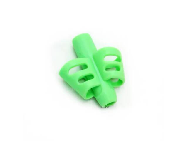 Силиконовая насадка для коррекции письма 2Life Зеленый + Мягкая игрушка кот с пончиком Пушин кэт 2Life Серый (n-1347)