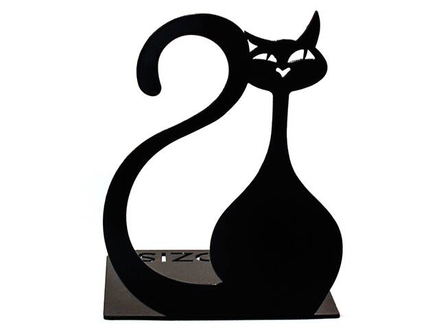 Упор для книг Glozis Black Cat G-024 15 х 10 см