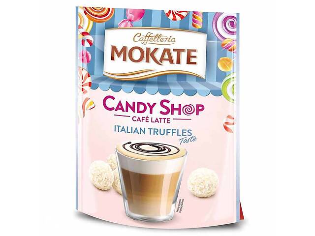 Капучино Mokate Caffetteria Candy Shop Cafe Latte Italian Truffle, 110г.