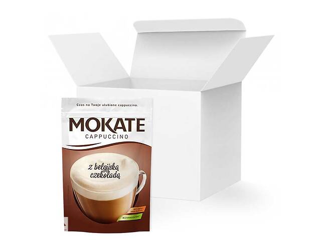 Капучино Mokate Caffetteria Renato Bonni, бельгийский шоколад, 110г, 10 уп.
