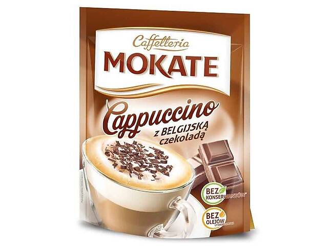 Капучино Mokate Сaffetteria Belgian Chocolate, 110 г