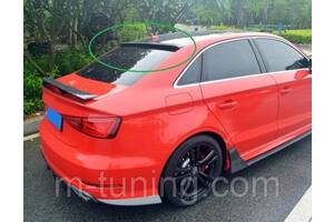 Карбоновый спойлер на стекло Audi A3 8V седан тюнинг