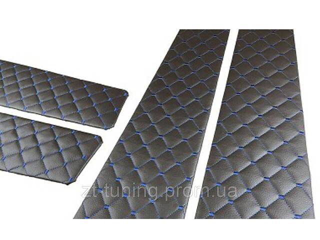 Карты Дверные Ваз 21099 вставки в карты обшивка дверей. Синяя строчка ...