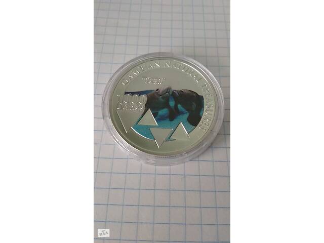 1000 даласи. Западноафриканский ламантин. Гамбия. 2015