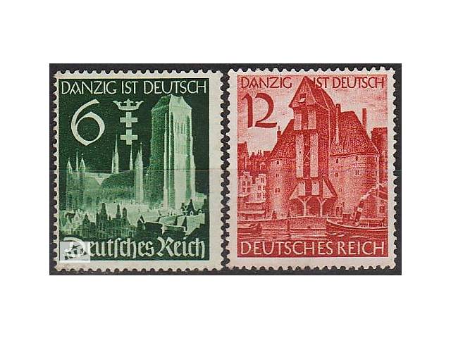 1939 - Рейх - Гданськ - німецький Mi.714-15 (*)