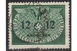 1940 - Рейх - GG - Службова 12 Mi.4 _2,0 EU _гаш