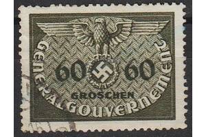 1940 - Рейх - GG - Службова 60 Mi.11 _3,0 EU _гаш