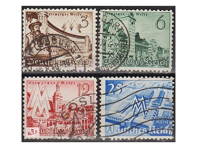 1940 - Рейх - Ярмарок в Лейпцигу Mi.739-42 _3,20 EU