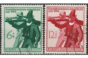 1944 - Рейх - Тірольські стрільці Mi.897-98 _2,20 Євро _гаш