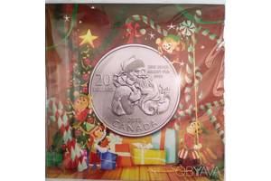 20 долларов Срібло 2013 Санта Клаус Канада Подарункова упаковка