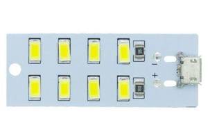 5730 Smd 5V 430mA~470mA White Mirco Usb светодиод лампа подсветка 8 LED