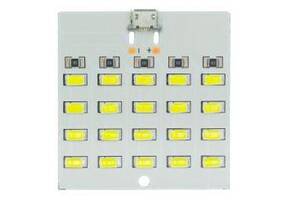 5730 Smd 5V 430mA~470mA White Mirco Usb светодиод лампа подсветка 20 LED