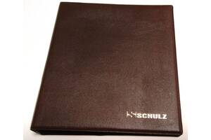 Альбом на 200 монет Schulz средние ячейки Коричневый (hub_koo60n)