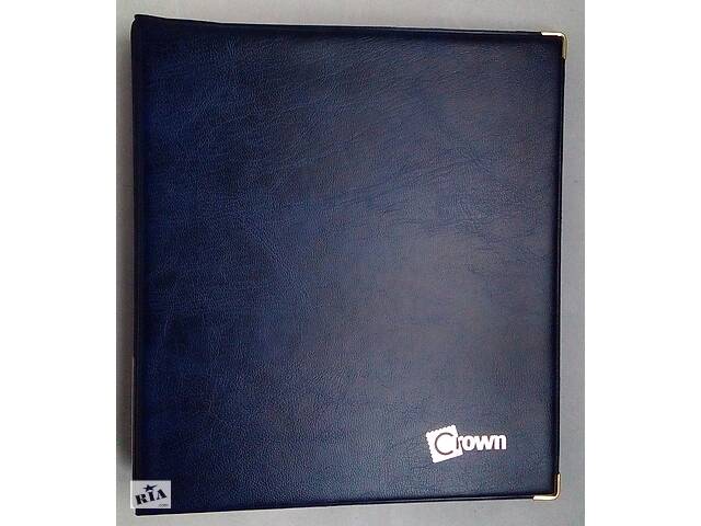 Альбом для монет CROWN ROYAL на 221 ячейку с металлическими уголками Синий (jk8wet)