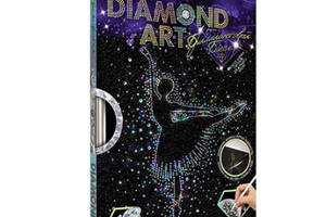 Алмазна вишивка 'Балерина' Diamond art часткова викладка мозаїка 5d набори 32,5х23,5 см