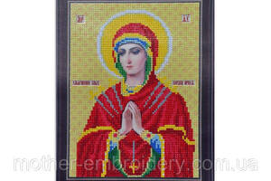 Алмазна вишивка 'Ікона Богородиця Семистрільна' релігія бог повна викладка мозаїка 5d набори 25x32 см