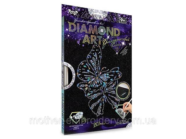 Алмазна вишивка 'Метелики' Diamond art часткова викладка мозаїка 5d набори 32,5х23,5 см