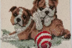 Алмазна вишивка 'Милі цуценята' грають Веселі собака повна викладка зашивка мозаїка 5d набори 23x30 см