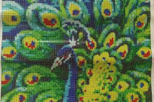 Алмазна вишивка' Павич ' пейзаж,мистецтво,квіти,повна викладка ,мозаїка 5d, набори 30х40см