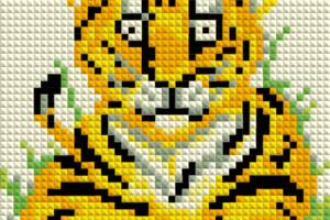 Алмазна вишивка 'Тигр відпочиває ' савана левиця тигреня кіт повна викладка мозаїка 5d набори 16x20 см