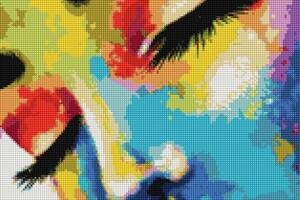 Алмазная мозаика Brushme 'Женщина в красках © Виктория Черная' 40х50см DBS1001
