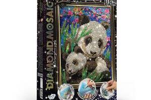 Алмазная мозаика Danko Toys Diamond Mosaic Панды DM-02-10