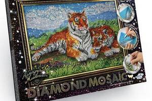 Алмазная мозаика Danko Toys Diamond Mosaic Тигры DM-01-07