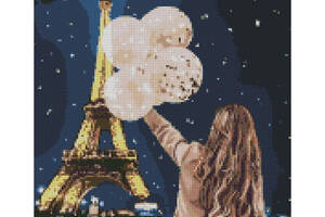Алмазная мозаика 'Незабываемый вечер в Париже' Идейка AMO7048 40х50 см