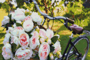 Алмазная мозаика 'Розовая поездка' Brushme DBS1008 40х50 см