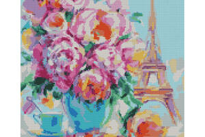 Алмазная мозаика Santi Цветущий Париж 40*50см на подрамнике (954700)