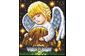 Алмазна вишивка Маленький янголятко Крила милашка зберігач вогнища повна викладка мозаїка 5d набори 23x30 см