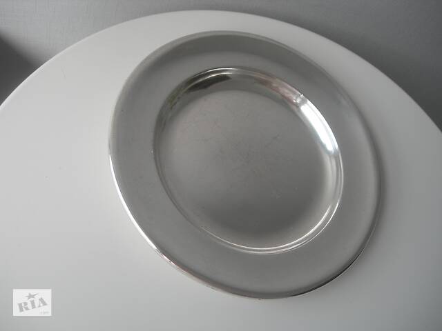 Антикварное блюдо, тарелка, бронза, Gebruder HEPP, 19 век, 6 клейм - Фото 2