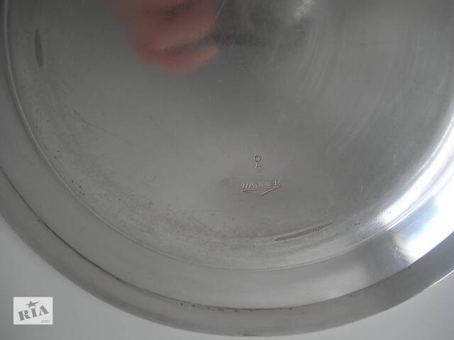 Антикварное блюдо, тарелка, бронза, Gebruder HEPP, 19 век, 6 клейм - Фото 8