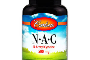 Ацетилцистеин АЦЦ N·A·C Carlson Labs 500 мг 60 капcул (1501)
