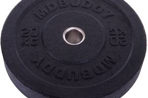 Бамперные диски для кроссфита Zelart TA-2676-20 20кг Черный