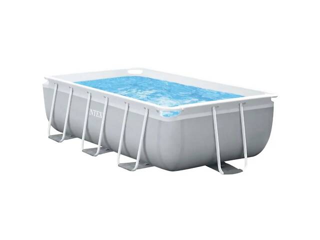 Басейн каркасний INTEX 26784 прямокут, 300Х175Х80 см, 3539 л, фільтр-насос, сходи,